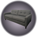 Loveseat - Blueish grey