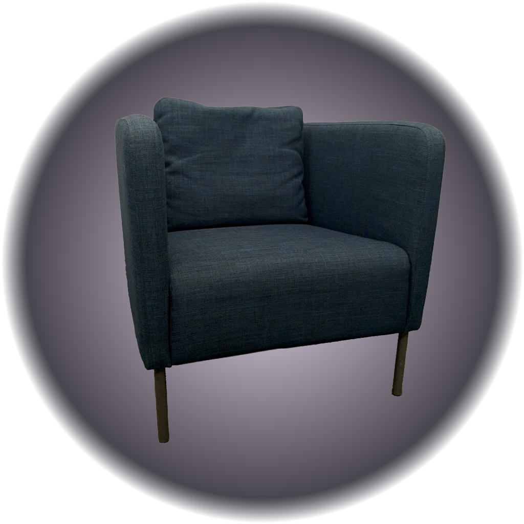 Comfy Chair - Dark Blue