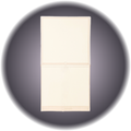 42 x 42 Muslin Natural Floppy (Top Hinge)