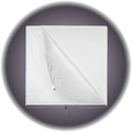 48 x 48 Muslin Bleached Floppy (Top Hinge)