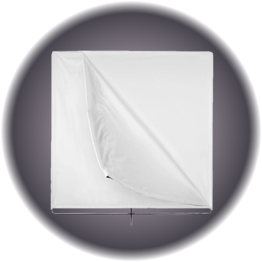 48 x 48 Muslin Bleached Floppy (Top Hinge)