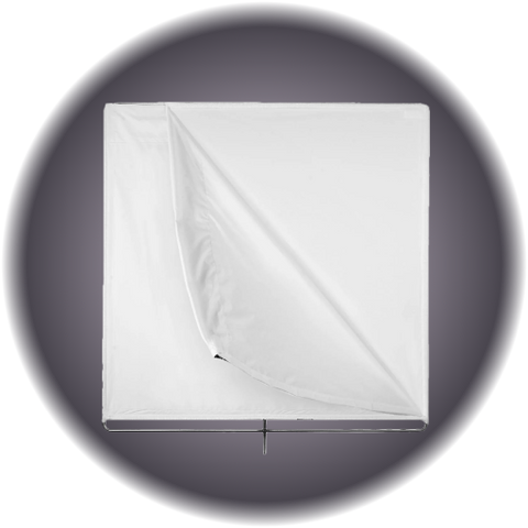 48 x 48 Muslin Bleached Floppy (Top Hinge)