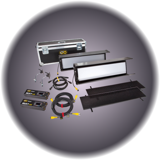 Kino Flo Select 30 LED DMX Gaffer Kit (2 Unit)