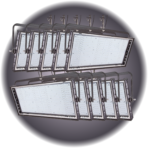 Studio A, Full Wall, L80 Cyclorama Lighting PKG