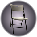Folding Chair - White
