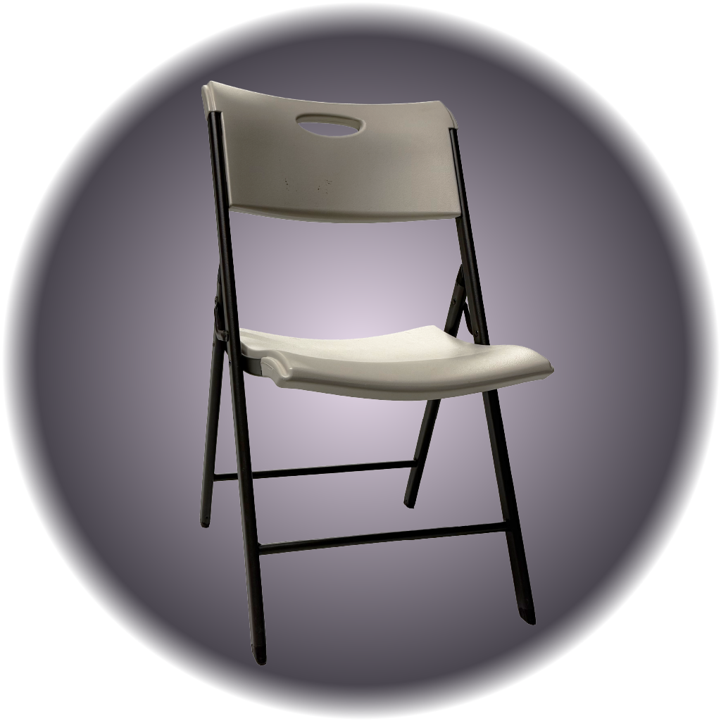 Folding Chair - White