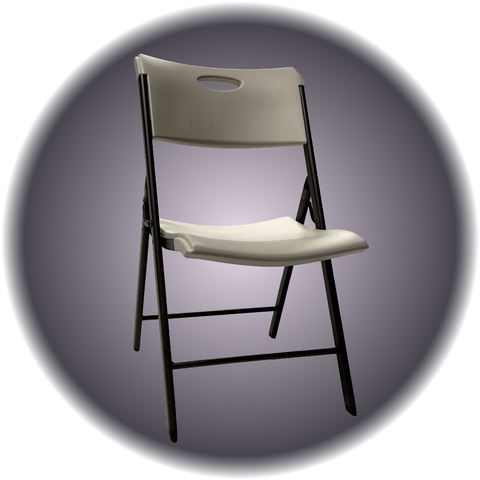 Folding Chair - White