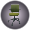Rolling Office Chair - Green