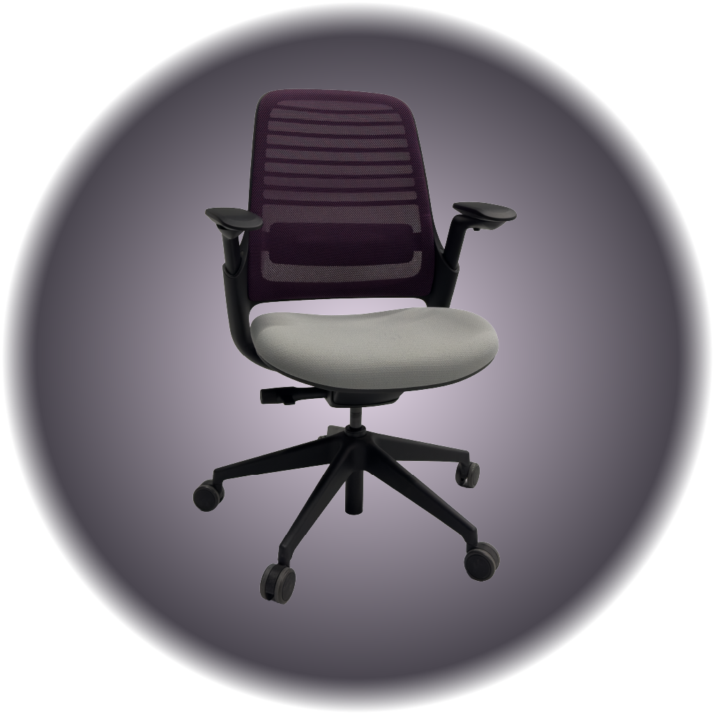 Rolling Office Chair - Purple