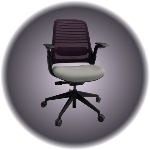 Rolling Office Chair - Purple