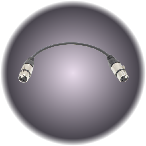 3 Pin Female to 3 Pin Female DMX Adapter