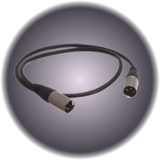 3 Pin Male to 3 Pin Male DMX Adapter