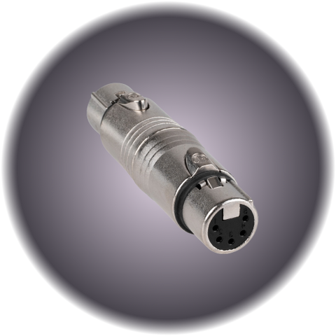 5 Pin Female to  5 pin Female DMX Adapter