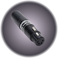 5 Pin Male to 4 Pin Female DMX Adapter