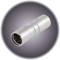 5 Pin Male to Male DMX Adapter