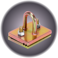Pinch Clamp with Tie Down