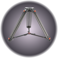 100mm OConnor 25L Carbon Fiber 2 Stage Tripod