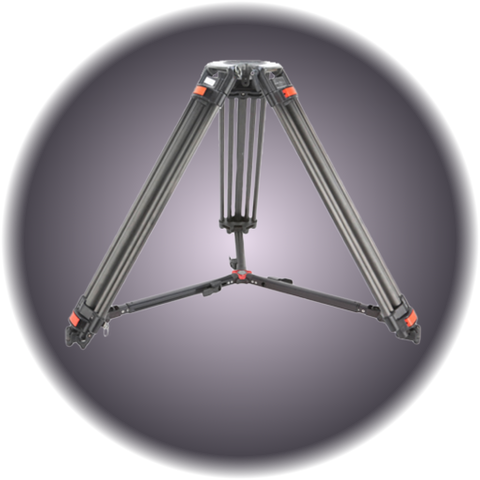 100mm OConnor 25L Carbon Fiber 2 Stage Tripod