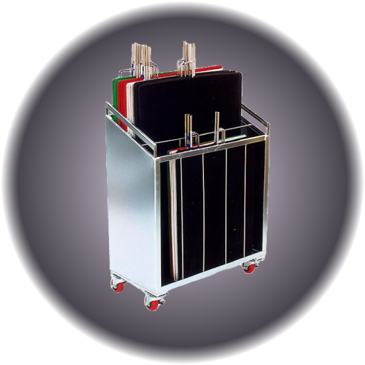 Backstage 2' x 3' Rolling Net Basket - Triple Slot