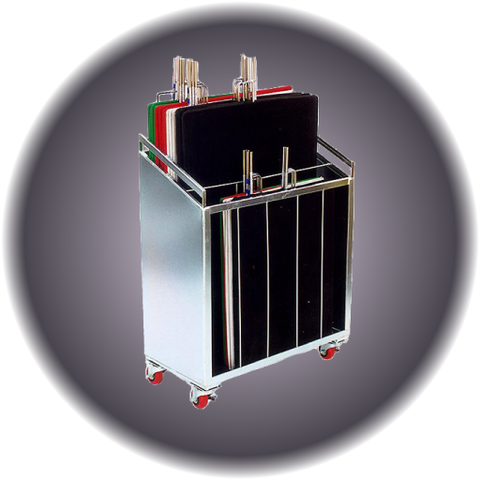 Backstage 2' x 3' Rolling Net Basket - Triple Slot