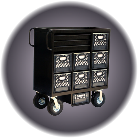 Backstage 7 Crate Set Box Cart