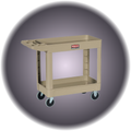 Rubbermaid 16" x 30" Utility Cart