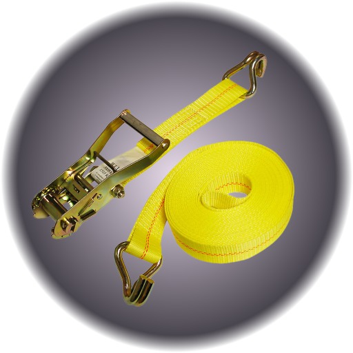 15' Hook Ratchet Strap 2" Wide