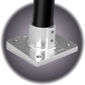 1.25" SpeedRail Flange Base Square