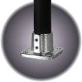 1.00" SpeedRail Wall/Floor Flange (Small)