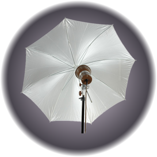 Umbrella White Diffuser 45"