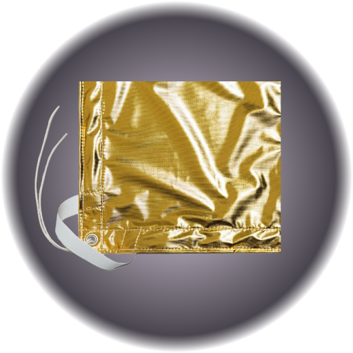 12 x 12 Gold Lame