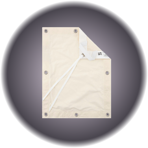 12 x 12 Natural Muslin