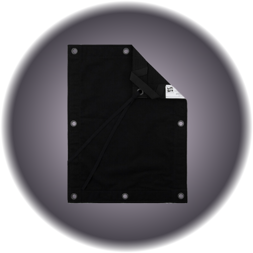 12 x 20 Solid Black