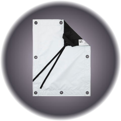 6 x 6 Clay Coat Black/White