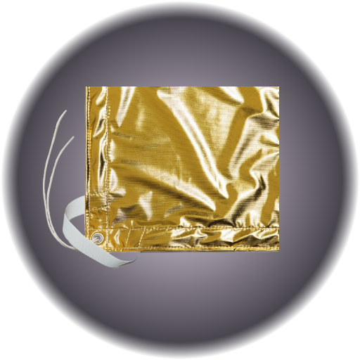 8 x 8 Gold Lame