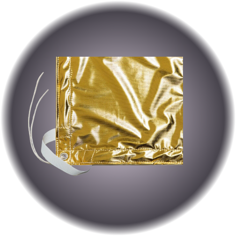 8 x 8 Gold Lame