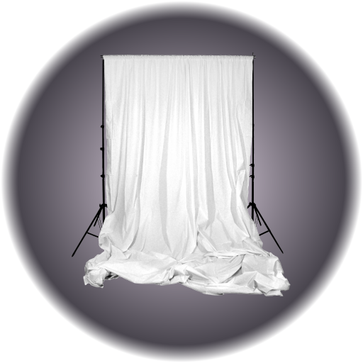 10 x 24 White Backdrop