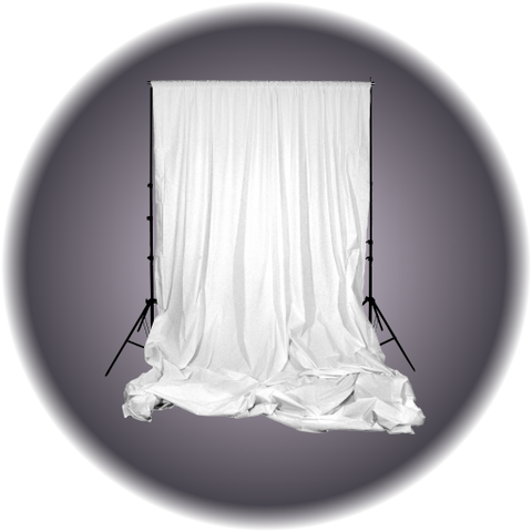 10 x 24 White Backdrop