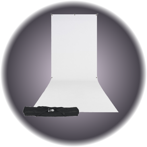 5' X 12' White Backdrop