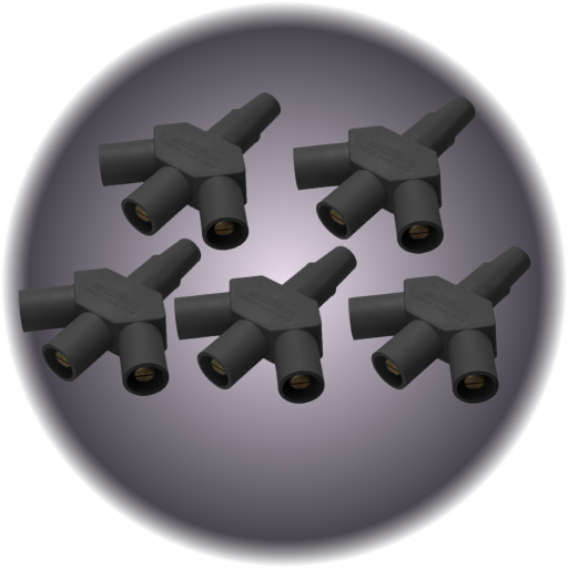 Set of 5 CamLok Hard 3fers 400A