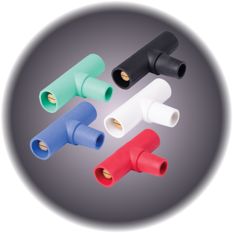 Set of 5 CamLok Paralleling Tee's Male Male Female