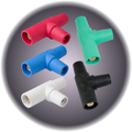 Set of 5 CamLok Tapping Tee's Male Female Female
