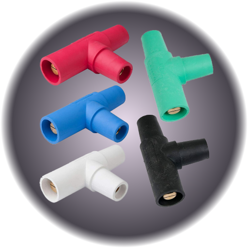Set of 5 CamLok Tapping Tee's Male Female Female