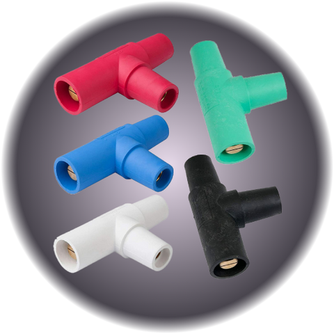 Set of 5 CamLok Tapping Tee's Male Female Female