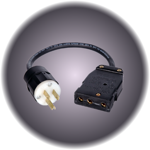 Edison to 20A Stage Pin Adapter