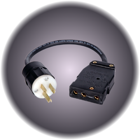 Edison to 20A Stage Pin Adapter