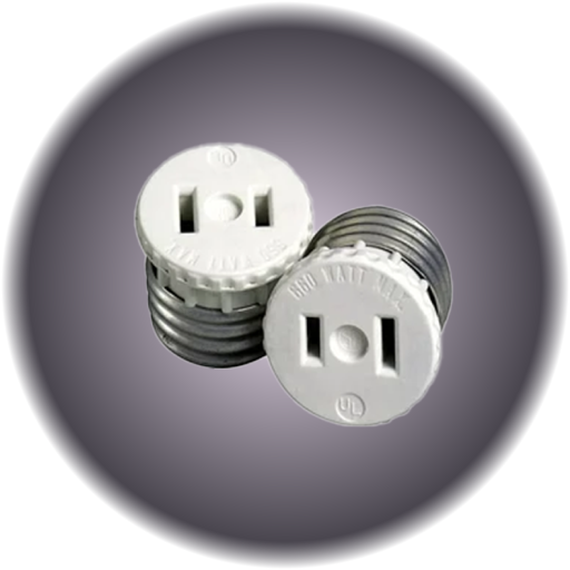 Medium Socket to Edison Adapter