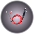 Inverter Cable - Ring Terminal to 12V Plug