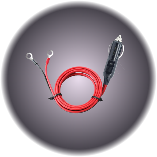 Inverter Cable - Ring Terminal to 12V Plug