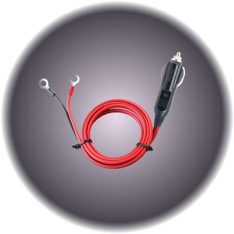 Inverter Cable - Ring Terminal to 12V Plug